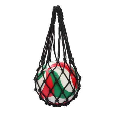 China Durable Football Accessories Basketball Mesh Net Bag Single Ball Carrier For Basketball Volleyball Carrying Soccer for sale