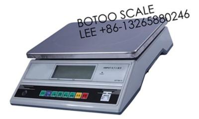 China equilibrio de pesaje electrónico de 15kg x de 0.5g que cuenta la conversión de unidad de la impresión RS-232 calibra en venta