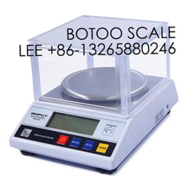 China 3kg x 0.1g Electronic Precision Balance BT-457A Thirteen Units LCD for sale