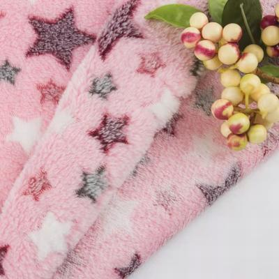 China China Fabric Manufacturer Coral Fleece Custom Velvet Digital Shrink-Resistant Fabric Printing Hometextile for sale