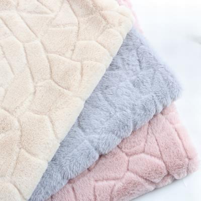 China Shrink-Resistant NO MOQ Pink, Embossed Grey, White Microfiber Fabric Color For Home Textile And Garment for sale