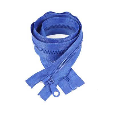 China Wholesale 3# 5# 8# Sustainable Plastic Resin Zipper Open End High Quality Eco-friendly Colorful Manufacture Zipper For Clothes Bags Shoes for sale