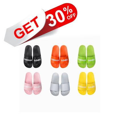 China CUSHIONING Get 30% off 2022 Fashionable PVC Mens Slippers Comfort Slides Slippers for sale