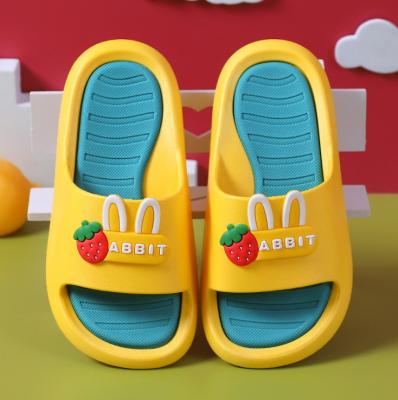 China 2021 summer designer children's slipper light children's slippers rabbit bathing sandals cute children cartoon soft soled for sale