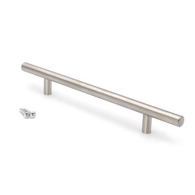 China Contemporary Sliding Office Door Handle Stainless Steel Barn Door Pipe Handle Pull Set Double Sidebar Handle for sale