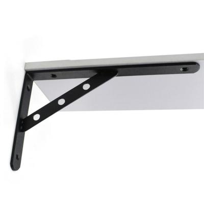 China Steel Or Also Require Modern Design White Black Metal Wall Mounted Shelf TV Bracket for sale