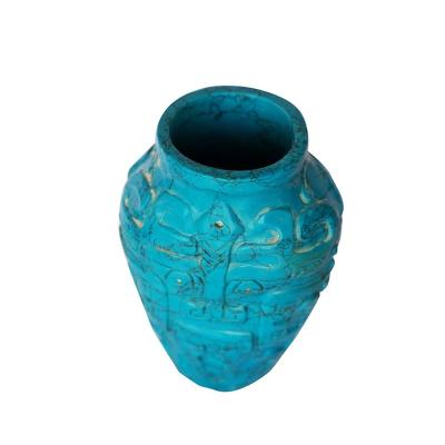 China Wholesale China Zhan Han Period Censer Carved Finish Pattern Synthetic Pine Stone Censer for sale