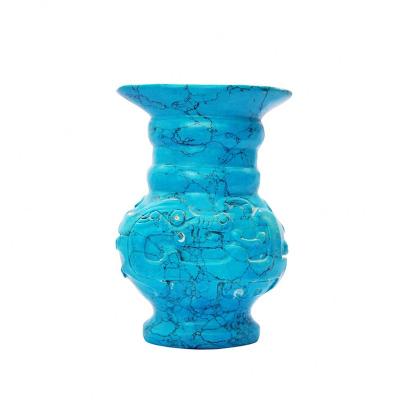 China Small Frame Must Have China Top Wide Synthetic Pine Stone Smoked Incense Censer for sale