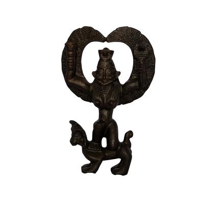 China Unusual Maya Mayan Iron Wing Goddess Shape Maya Culture Americas Stone Craft Statue for sale