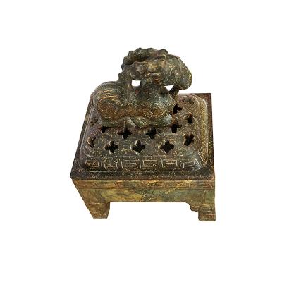 China China Hongshan Culture Censer Favorable Tripod Censer High End Colorful Distinctive Tripod for sale