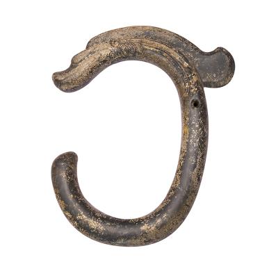 China Wholesale Antique Handiwork C - Dragon China Time Shaped Marble Hook For Sale Simple Carving Marble Dragon Hook for sale