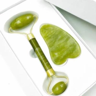 China China Beauty Jade Face Massager Machine Xiu Natural Facial Thin Jade Roller Slim Jade Face Massager for sale