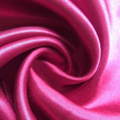 China Factory price hot sale anti-static nightwear fabric soft satin fabric for pajamas for sale