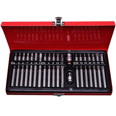 China 40 Piece Wrench Tool Hexagon Sand Plum Chrome Screwdriver Combination Durable Group Head Set for sale