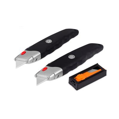 China Slide Open Best Premium Serving Knife Retractable Razor Knife Set for sale