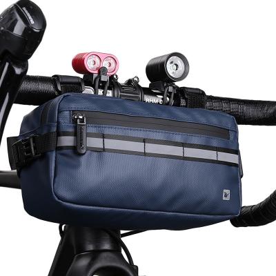 China Amazon Best Selling Polyester Bicycle Balance Head Touch Screen Bag Folding Car Handlebar Bag Riding Bag For Road Bicycle Outdoor Head for sale