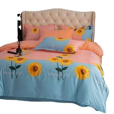 China Pure Cotton Bedding Nondisposable Luxury Bed Cover Comforter Bedding for sale