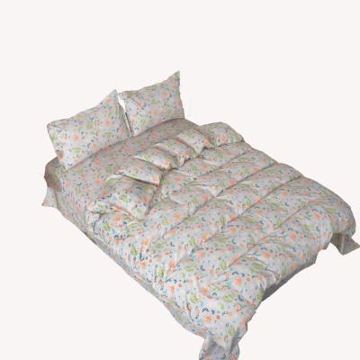 China Nondisposable the latest in 2021 wholesale floral pastoral pure-cotton bedding set for sale