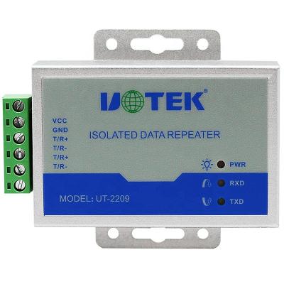 China Industrial Automation UOTEK UT-2209 Industrial RS485 Isolated Repeater Serial Port With Isolation for sale