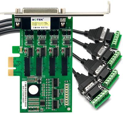 China PCB Board PCI-E to PCI E Series Serial 4 Port RS-485/422 High Speed ​​Adapter Converter for sale