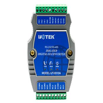 China UT-5510A Digital 4 Channel Plastic Isolation Optoelectronic Input/Output Controller for sale