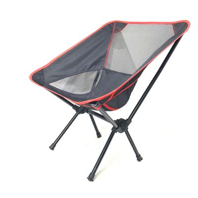 China Portable Ultra Light Steel Folding Outdoor Durable Space Chair Lounge Chair Camping BBQ Patio Leisure Fishing Beach Moon Chair for sale