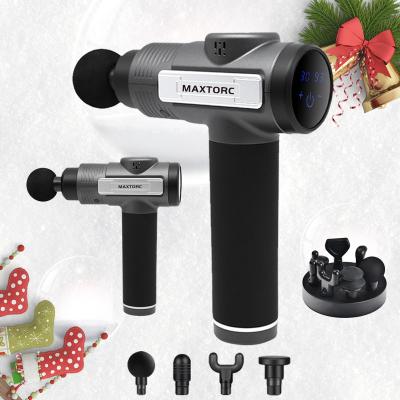 China Hot New Body Father's Day Gift For Dad Head Product Massage Gun Fascia Massager Christmas Gift For Men for sale