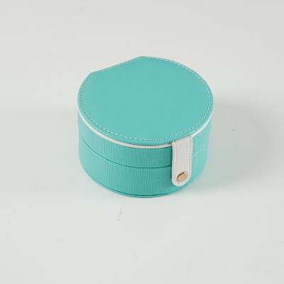 China Fashion Travel Jewelry Box Drawer Leather Eco-Friendly Custom Printed Jewelry Box for sale