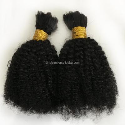 China High Grade Afro Wave High Grade Kinky Curly Loose Hair For Mongolian Color Women Hair Volume For Braiding for sale