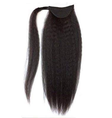 China Silky Straight Ponytail Extensions Yaki Straight Hair Drawstring Ponytail Hair Drawstring Ponytail Clip In Hair Extensions for sale