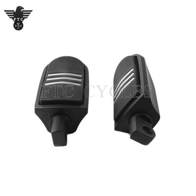 China Aluminum+Rubber Streamliner Style Footpeg Peg Footpeg For Davidson 93-13 99-13 V-Rod Dyna 02-13 Indian for sale