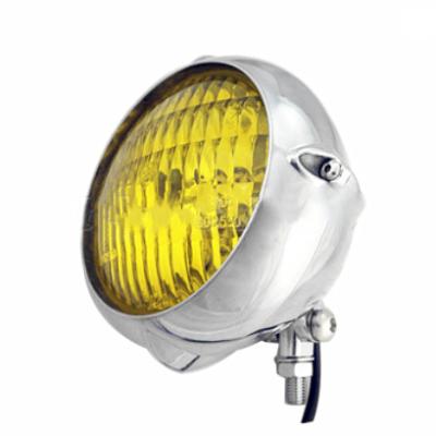 China Classic old style aluminum motorcycle headlight for Suzuki Cafe Racer for sale