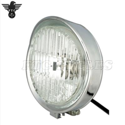 China Custom Chrome Steel Aftermarket Motorcycle Headlight For Harley Street Fighter for sale