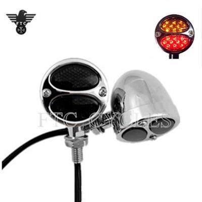 China Vintage Motorcycle Steel Indicator Break Light&Turn Signals For Custom for sale