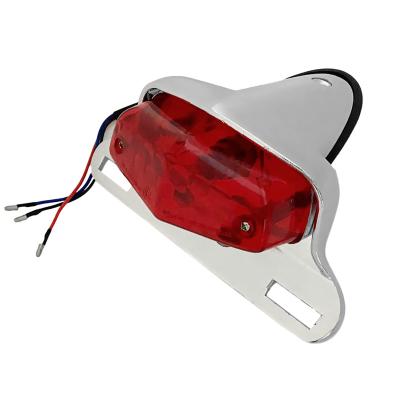 China Lucas Style Classic Vintage Motorcycle Aluminum LED Tail Light For British Triumph Cafe Racer for sale