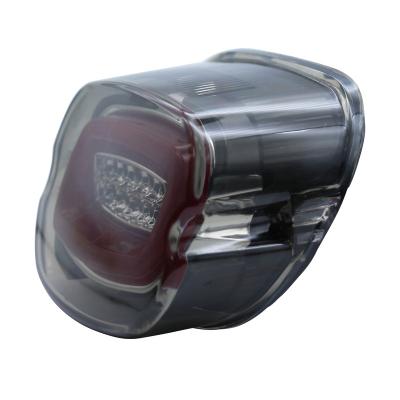 China High Quality Plastic Smoke LED Tail Brake Light Warning Light Motorcycle Tail Light for sale