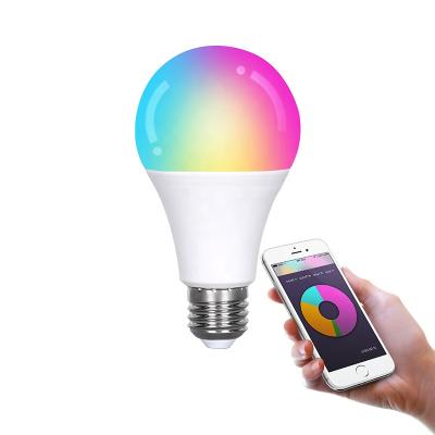 China RGBCW E27 E26 B22 E27 Smart Lighting App Residential Wholesale High Quality Control Wifi Led Bulb Raw Material for sale