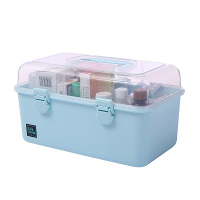 China Dust Proof Plastic Storage Box Container With Lockable Handle Storage Organizer Box for sale