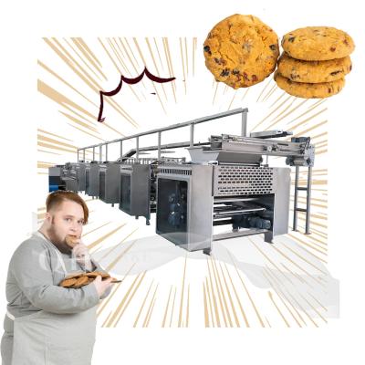 Cina Automatic cookie machinery soft biscuit making machine dog biscuit forming machine oven for biscuit filling in vendita