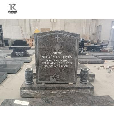 China EUROPEAN High Quality Customized Tombstones & Monuments Guitar Witness Headstones For Graves for sale