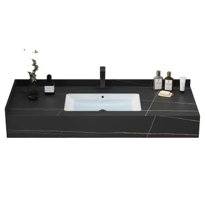 China Modern Customized Bathroom Counter Tops Bathroom Sink Ceramic Counter Top Basin Manufacturer for sale