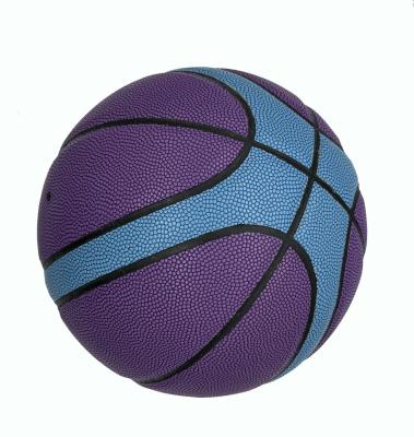 China Professional Basketball Court Sports Goods Supply Manual Ball Outdoor Bonding Glowing Size 7 for sale