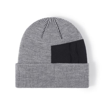 China COMMON Custom cold weather stylish acrylic fleece lining beanie hats for sale