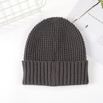 China COMMON Cheap acrylic cozy winter cap ribbed knit beanie for sale