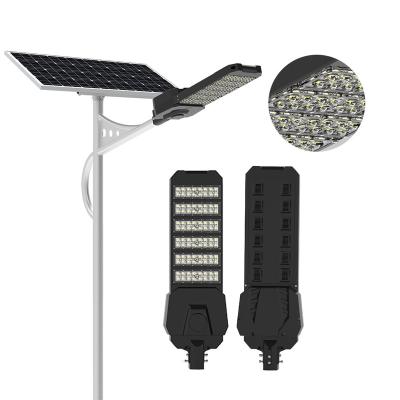 China HIGH WAY ODM All Inclusive - Solar Street Light Two Arm sld-Sly Serious Double All In Two Solar Street Light With Solar Panel for sale