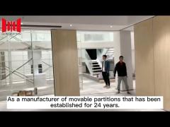 Geling Conference Room Folding Partition Wall Demountable OEM ODM