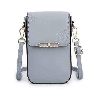 China New Vertical Anti-theft Mobile Phone Purses Wallets Supplier Women's Shoulder Bag Phone Bags for sale