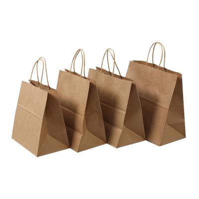 China Marble Biodegradable Elegant Ready Custom Logo Bangkok Khaki Paper Bags for sale