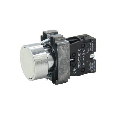 China XB2-BA31 BA11 BA21 BA51 BA61 XB2-BA11 BA21 BA31 BA51 BA61 Momentary Self-reset Push Button 1 N/O Flat Flat Push Button Switch for sale