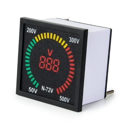 China 72x72 Voltmeter Voltage Meter Digital Display Mini Digital Voltmeter N-72V for sale